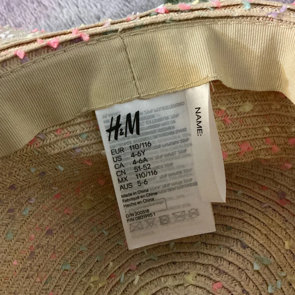 H&M Nepped Straw Hat for Kids